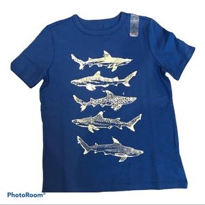 ⭐️NWT Gap Kids Boys Graphic Shark Tee Shirt⭐️